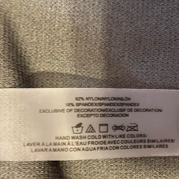 Raisins Curve Swim Skirt Costa Calina Gray Tummy Thinner Women’s Size 14W - Picture 8 of 14